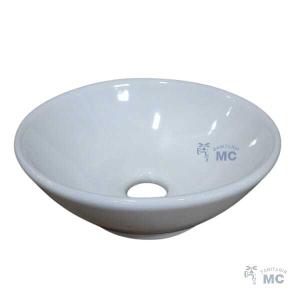 BACHA APOYO UDINE REDONDA BLANCA 28X9.5CM (PFW)