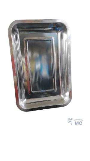 BANDEJA ACERO RECTANGULAR 31X21X4 (PFW)