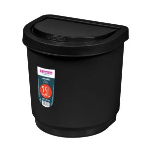 BASURERO PARA MESADA DE 2,5lts - NEGRO