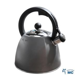 CALDERA 3 lts [GRIS] INDUCCION C/SILBATO