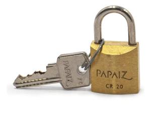 CANDADO PAPAIZ BRONCE 20 MM
