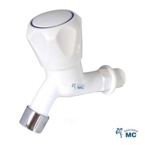 CANILLA DE PARED PVC UNITARIO COCINA BAÑO 12X11cm JARDÍN