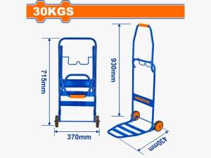 CARRO CARGA PLEGABLE LIVIANO PARA 30KG ACERO