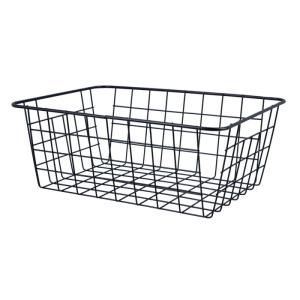 CESTO METAL28X22X12 cm NEGRO