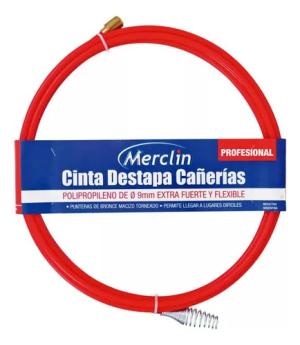 CINTA DESTAPA CAÑERIA POLIPRO 9mmX10m MERCLIN