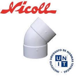 CODO PVC 50MM 45° H.H. NICOLL