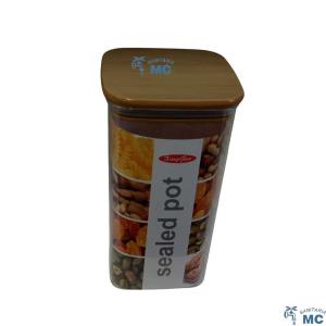 CONTENEDOR ACRILICO HERMETICO BASE CUADRADA 900ml