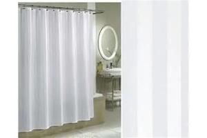 CORTINAS DE BAÑO RAYADA 1.80 cm BLANCA (PFW)