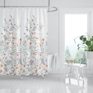 CORTINA BAÑO POLISTER 11 180X180 FLORAL