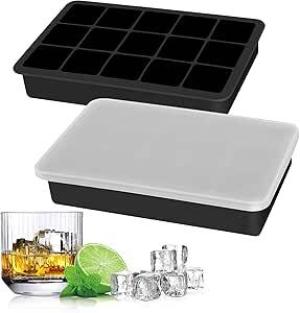 CUBETERA DE SILICONA PARA 15 HIELO COLORES SURTIDOS