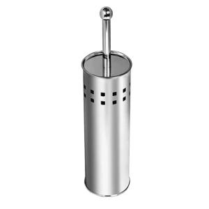 Cepillo escobilla para inodoro en acero inox c/tapa