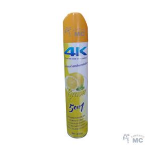 DESODORANTE DE AMBIENTE LIMON EN AEROSOL 4K 400 ML (PFW)