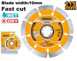 DISCO DIAMANTADO 115MM 4 1/2 X 22.2MM DMD011152