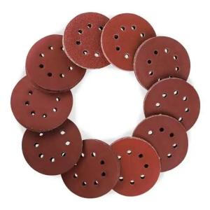 DISCO VELCRO CON 8 AGUJEROS 125MM GR 80PFW)
