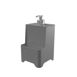 DISP. JABON GRIS C/PORTA ESP 10X10X18 (p)