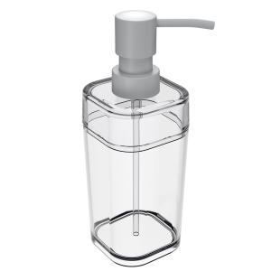 DISPENSADOR JABON 290ML PLASTICO SPLASH CRISTAL