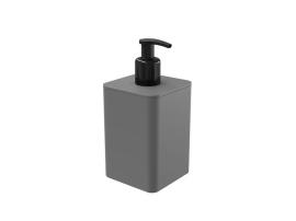 DISP. JABON 350ML 7X7X14 SMILE GRIS (PFW)
