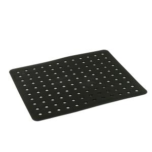 ESCURRE MAT MESADA/PILETA 33x28CM NEGRO TARJA COZA 32.8X27.8