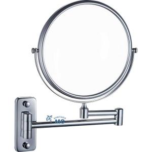 ESPEJO C/AUMENTO 15cm P/PARED EXTENSIBLE CROMADO