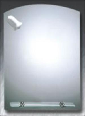 ESPEJO CURVO C/TULIPA SPOT 70X50 (PW)