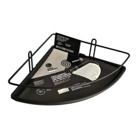 ESQUINERO. SIMPLE METAL EST. PLAST. 27X19X7CM [NEGRO] (PFW)