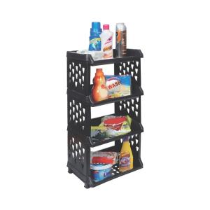 ESTANTERÍA PLÁSTICA CALADA DE 4 ESTANTES