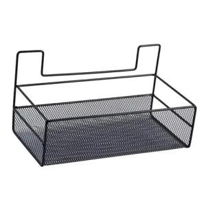 ESTANTE COLGANTE ADHESIVO NEGRO RECTANGULAR (PFW)