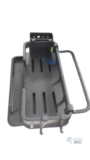 ESTANTE CON ADHESIVO  MULTIUSO NEGRO (PFW)