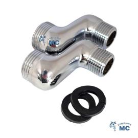 EXCÉNTRICAS LARGAS 4CM MONOCOMANDO 1/2X3/4 (PAR) (PFW)