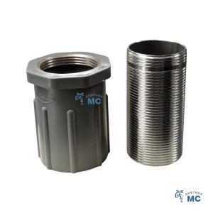 FIJACION P/MONOCOMANDO MESA AC INOX TUBO Y TUERCA BETA (PFW)