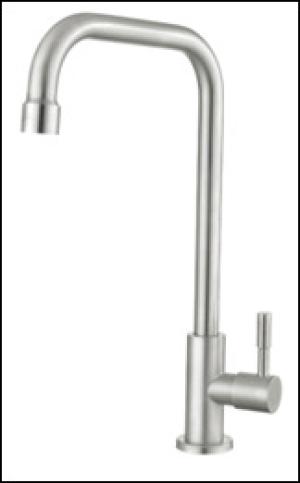 GRIFO AC. INOX. SATIN. MESA PALITO