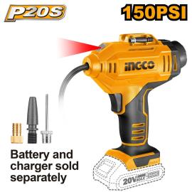 INFLADOR COMPRESOR 20V P20S S/BAT INGCO