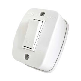 INTERRUPTOR EXTERIOR 2 CLICKS CON ROSETA 