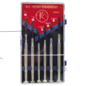 JUEGO KIT 6 PZ DESTORNILLADORES PRECISIÓN P/IMANTADA BW