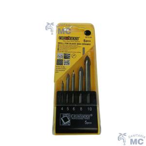 KIT 5 MECHAS PARA VIDRIO Y CERÁMICA 4-5-6-8-10 0193105 (PFW)