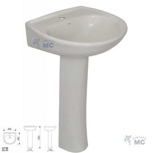 LAVATORIO GRANDE BLANCO FIORI(48Lx43A) SIN PEDESTAL (PFW)