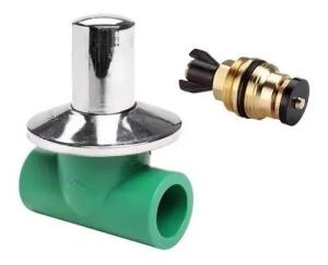 LLAVE PASO FUSION 20MM EMBUTIDA. NICOLL