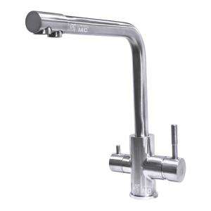 MEZCLADORA MONOCOMANDO MESADA P/ FILTRO SATINADA R