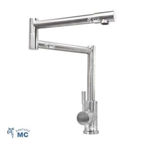 MONOCOMANDO COCINA MESA OLLAS ARTÍCULADA INOX FIMETA [SATIN]
