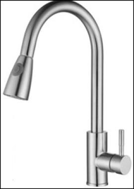 MONOCOMANDO COCINA ROSETA EXT. ACERO WICO