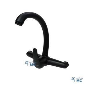 MONOCOMANDO PARED ALTO 40 NEGRO ZANETTI 20 cm