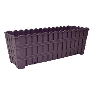 Maceta de balcón 30 cm simil bambú - VIOLETA