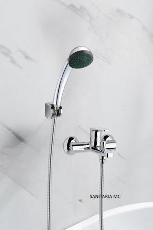 Monocomando ducha c/t zinc  Recto 4k