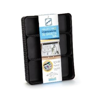ORGANIZADOR COCINA RATAN [NEGRO]
