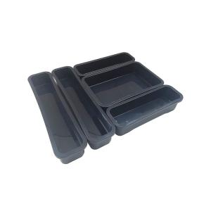 ORGANIZADOR DE CAJONES 5 PIEZAS  [NEGRO]