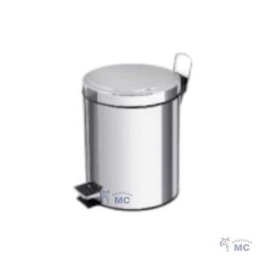 PAPELERA 5 LT. DE ACERO CON PEDAL E INTERIOR REMOVIBLE (PFW)