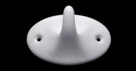 PERCHA SIMPLE ELITE HUESO S/TORNILLO