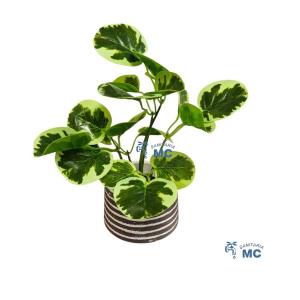 PLANTA ARTIFICIALEN MACETA HORMIGON 23cm