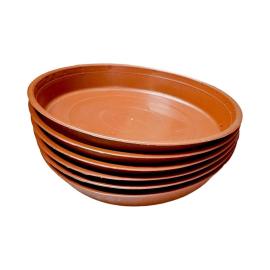 PLATO MACETA PLAST. 20 CMS DIÁMETRO [TERRACOTA]