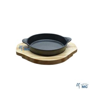 PROVOLONERA HIERRO CON TABLA DE MADERA 16cm